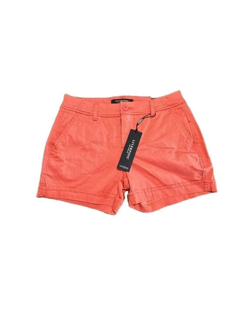 Liverpool Los Angeles Coral Cuffed Shorts Size 4/27